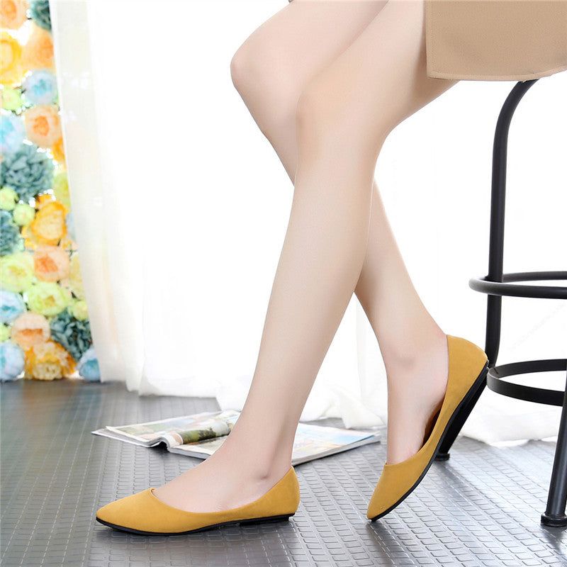 Moana Dames Sole-simple Ballerina Wandelschoenen - Zwart