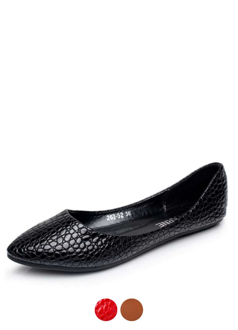 Modesta Dames Platte Casual Leren Schoenen