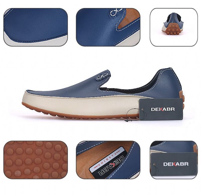 Molinaro Heren Loafers Schoenen - Blauw