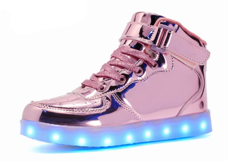 Momoa Unisex Verlichte Sneaker Voor Kinderen - Paars