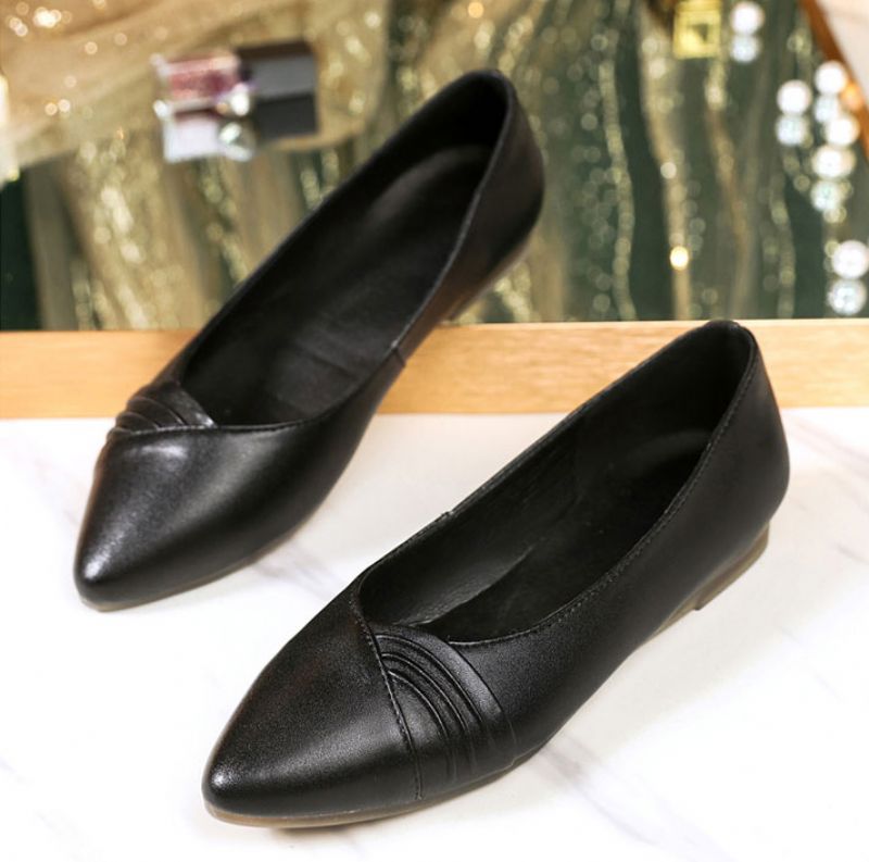 Monet Dames Platte Schoenen - Groen
