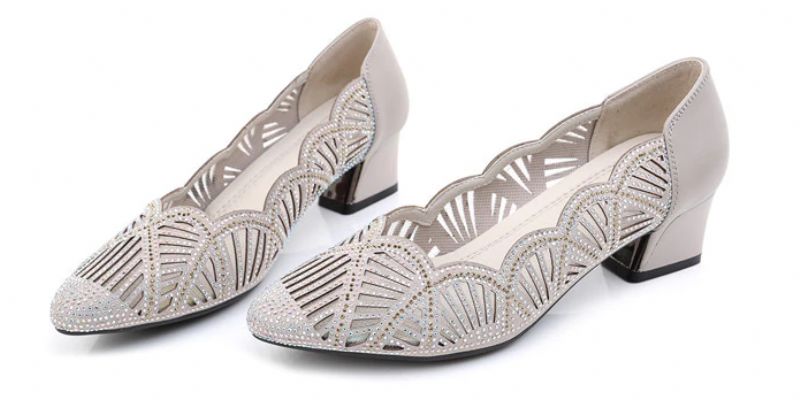 Monrroy Dames Comfortabele Pumps Schoenen - Zwart