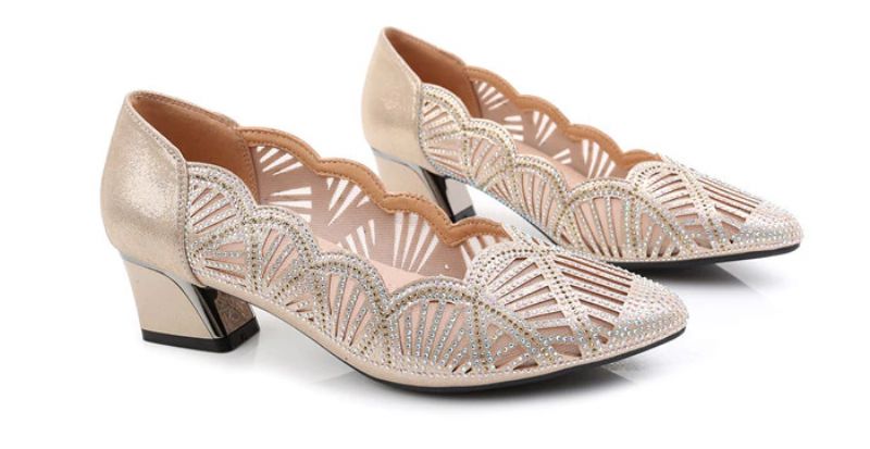 Monrroy Dames Comfortabele Pumps Schoenen - Zwart