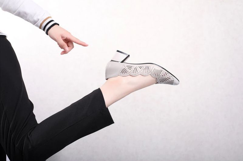Monrroy Dames Comfortabele Pumps Schoenen - Zwart