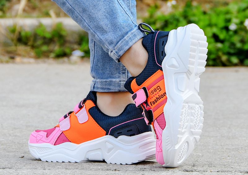 Montaner Unisex Kinderen Casual Sneakers - Roze