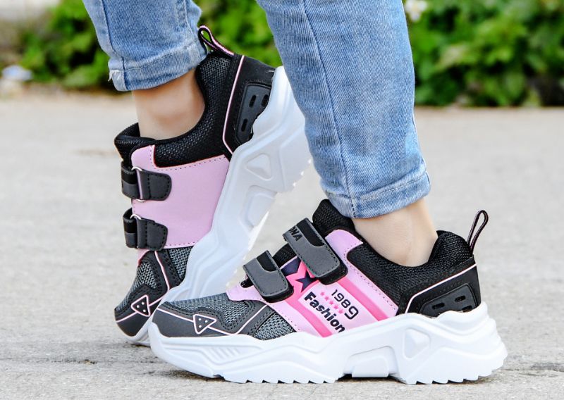 Montaner Unisex Kinderen Casual Sneakers - Roze