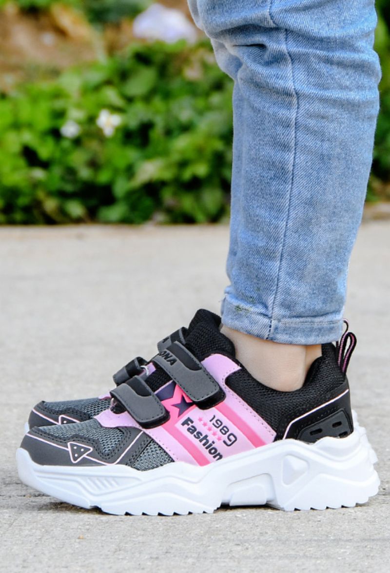 Montaner Unisex Kinderen Casual Sneakers - Roze