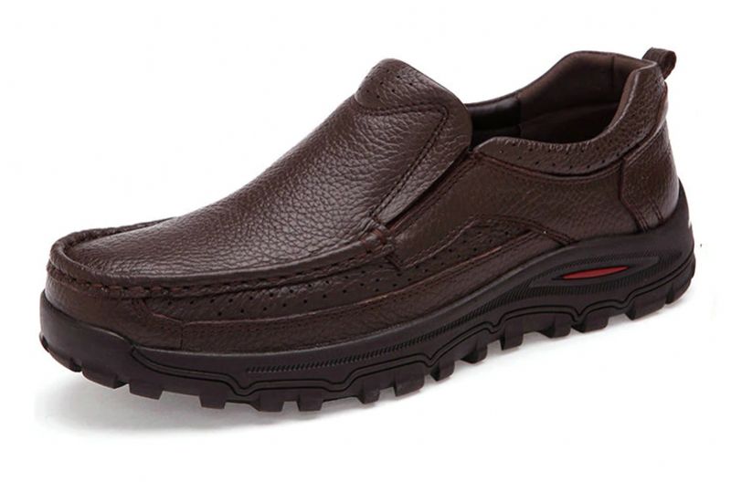 Montenegro Heren Veter Loafers Schoenen - Zwart