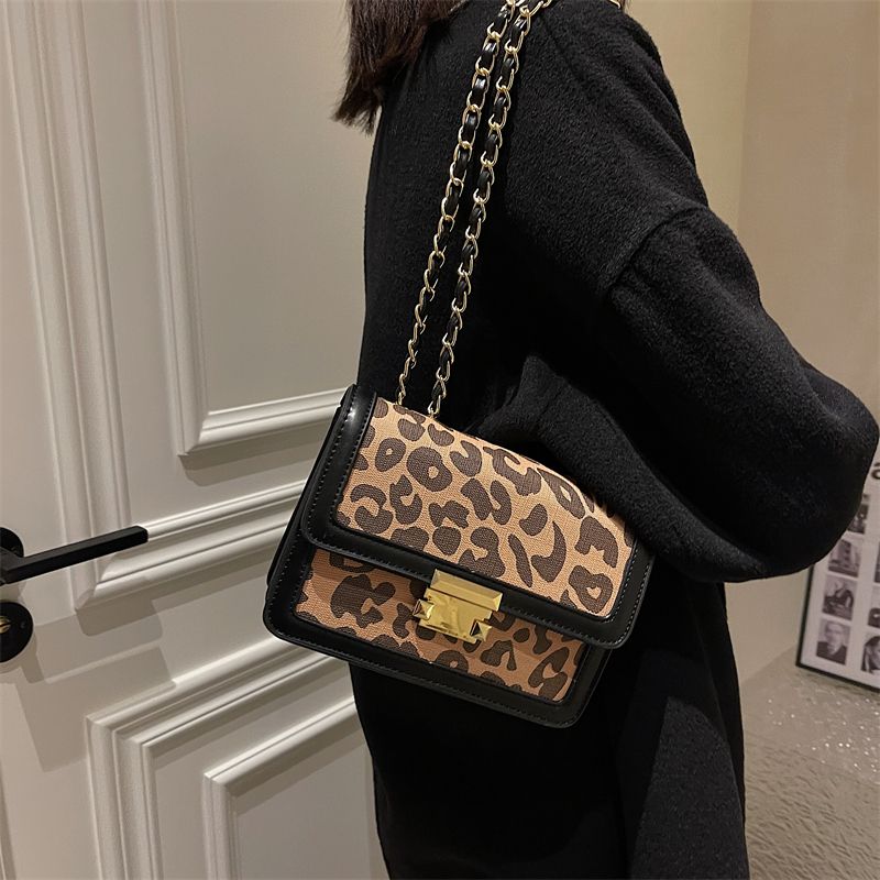 Monterey Dames Flap Schouder Handtas - Zwart raster