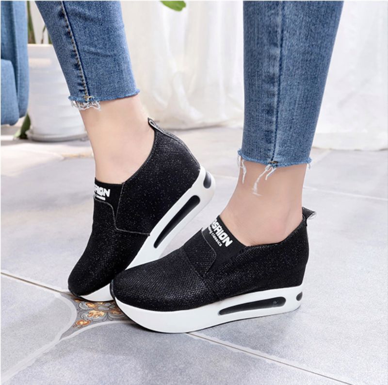 Moon V3 Dames Platform - Zwart