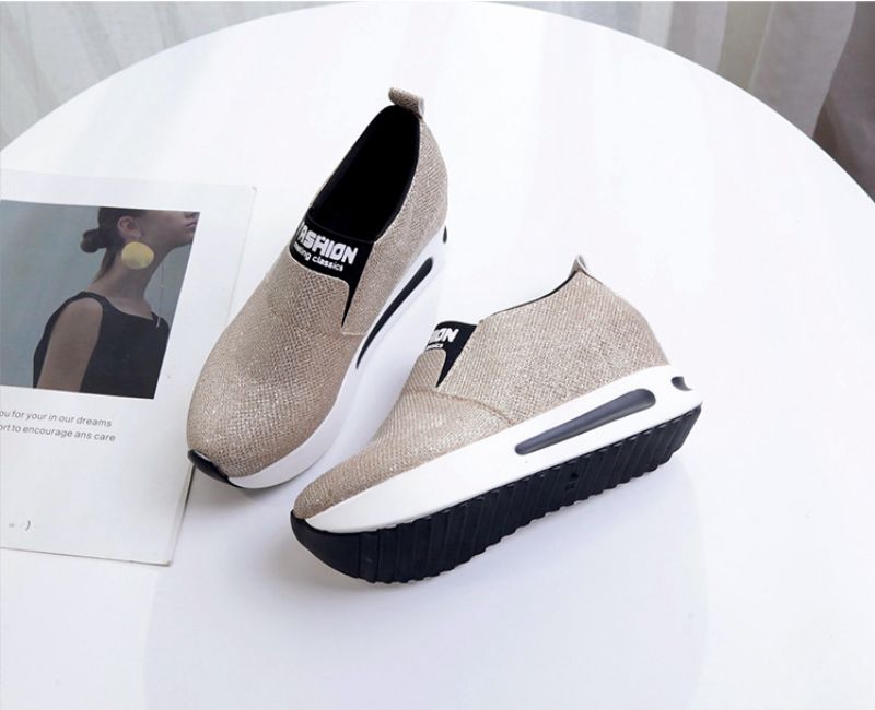 Moon V3 Dames Platform - Zwart