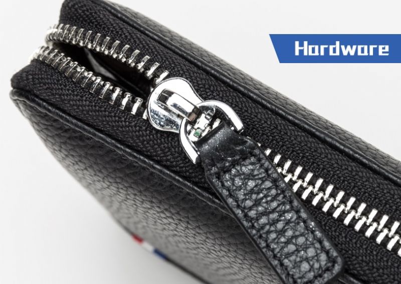 Moraes Heren Leren Clutch Portemonnees - Zwart