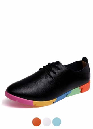 Morelti Damesschoenen Met Vetersluiting En Casual Platte Loafers