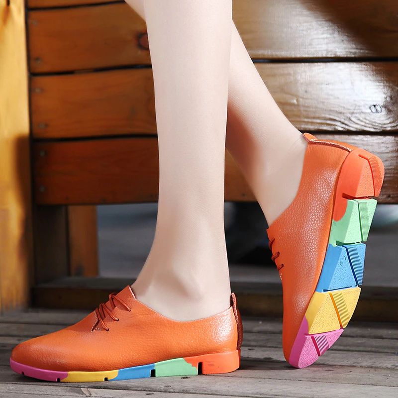 Morelti Damesschoenen Met Vetersluiting En Casual Platte Loafers - Zwart
