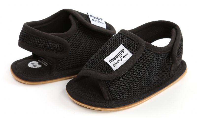 Moretz Unisex Kinderstrandsandaal - Zwart