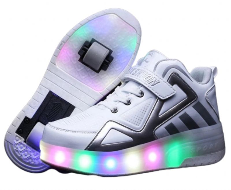 Morgan Unisex Roller Sneakers Voor Kinderen - Wit
