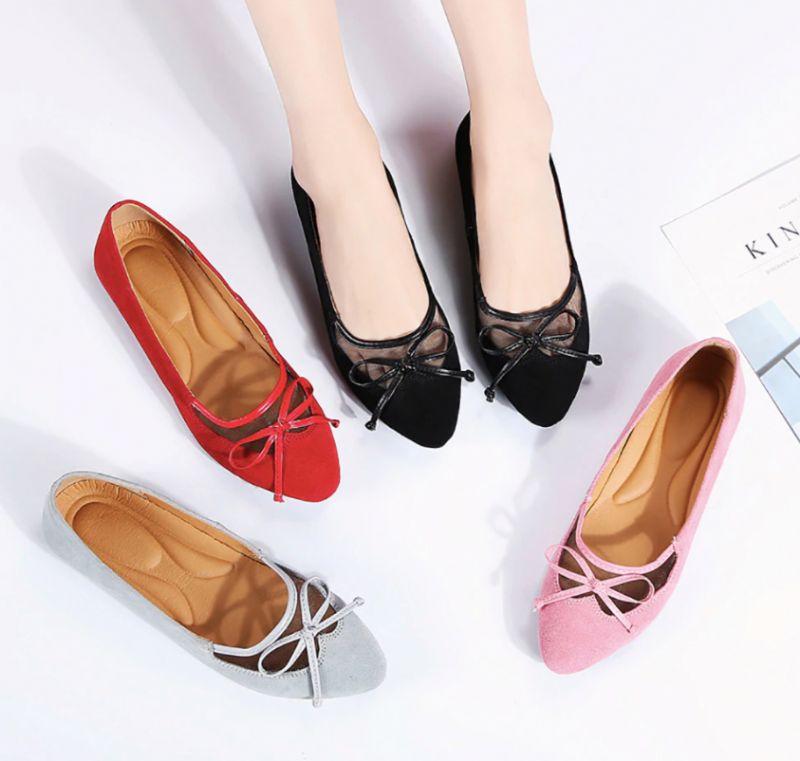 Morrigan Dames Platte Schoenen - Zwart