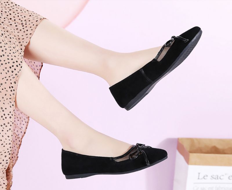 Morrigan Dames Platte Schoenen - Zwart