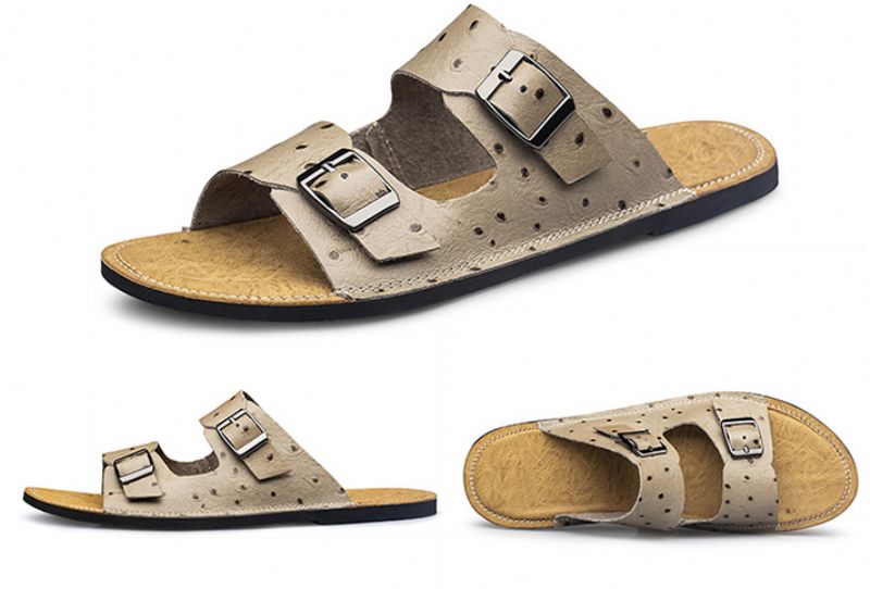 Muller Heren Casual Sandaal - Kaki