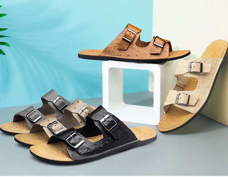 Muller Heren Casual Sandaal - Kaki