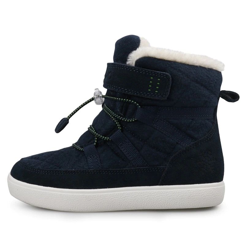 Muñoz Unisex Kinderen Winter Laarzen - Marineblauw Bont