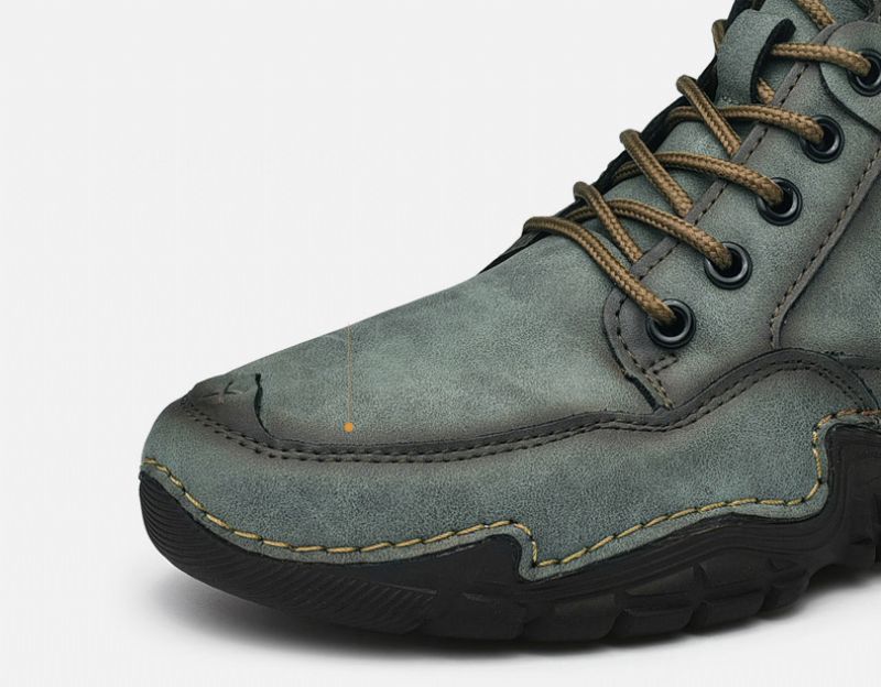 Muriel Heren Casual Laarzen - Groen