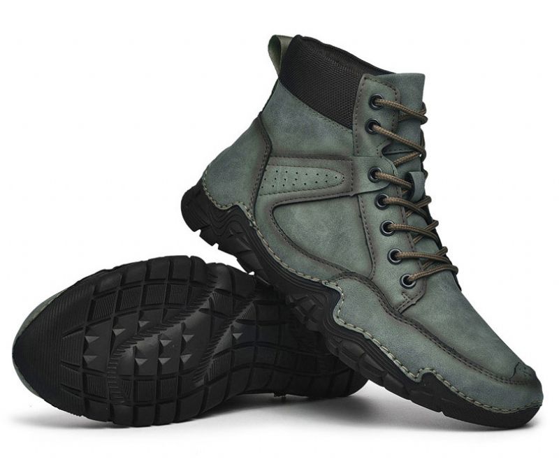 Muriel Heren Casual Laarzen - Groen