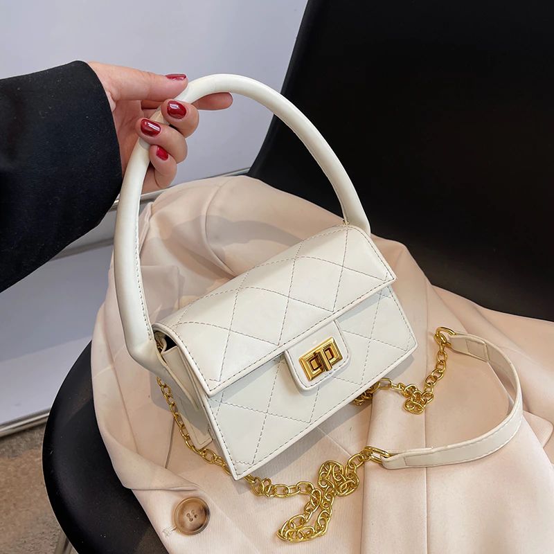 Murphy Dames Mini Leren Schouder Handtas - Zwart