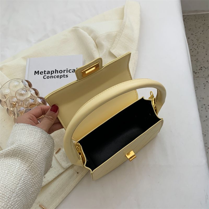 Murphy Dames Mini Leren Schouder Handtas - Zwart