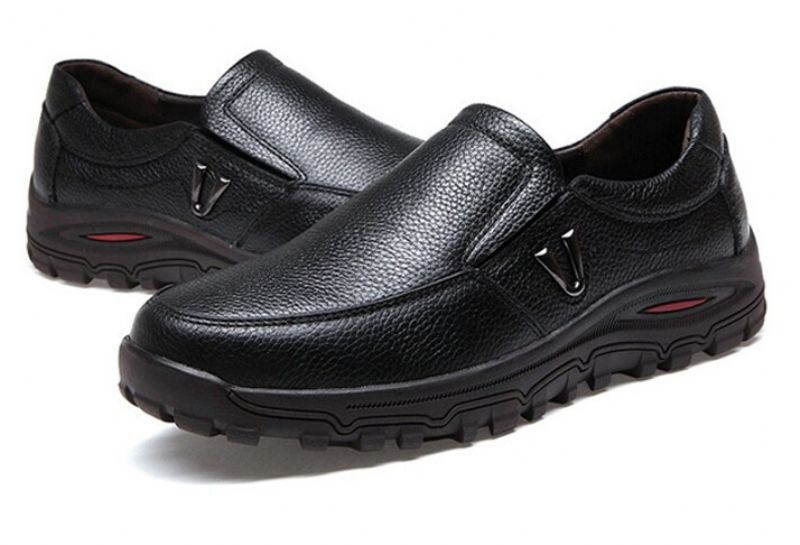 Muslera Heren Loafers Dress Schoenen - Koffie