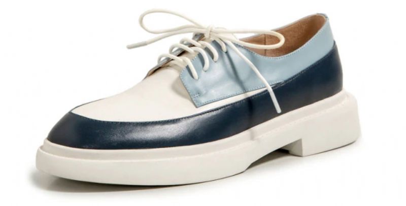Nadal Dames Loafer Leren Schoenen - Blauw
