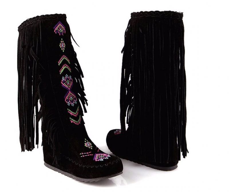 Naisha Laarzen Mid Calf - Geel