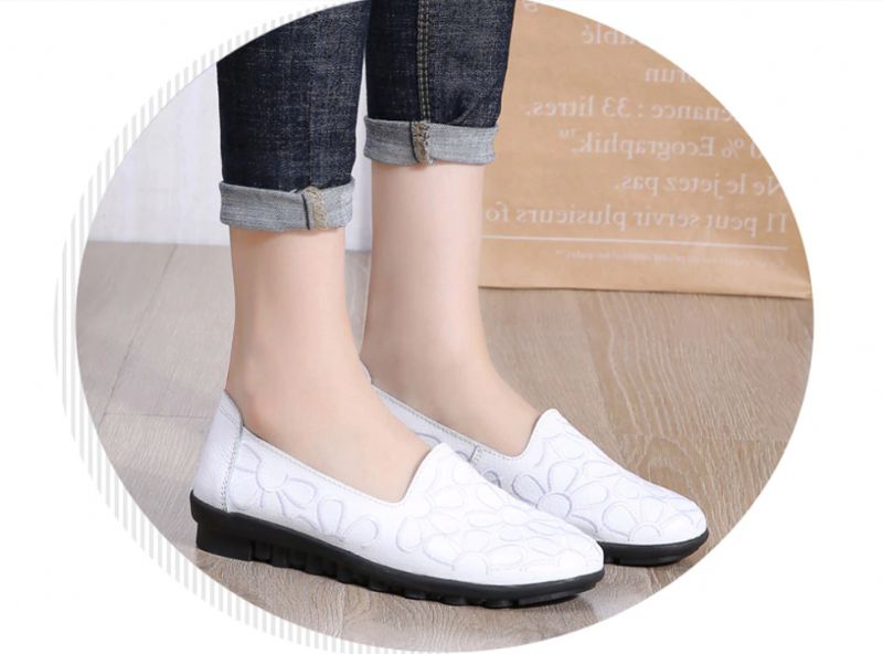 Nala Dames Loafer Schoenen - Groen