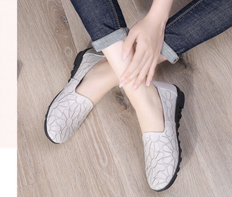 Nala Dames Loafer Schoenen - Groen