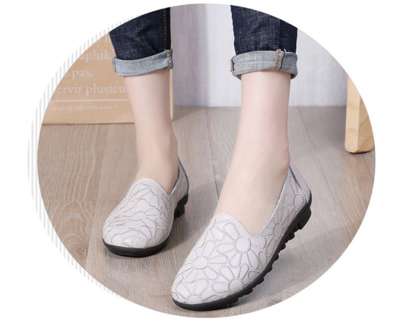 Nala Dames Loafer Schoenen - Groen