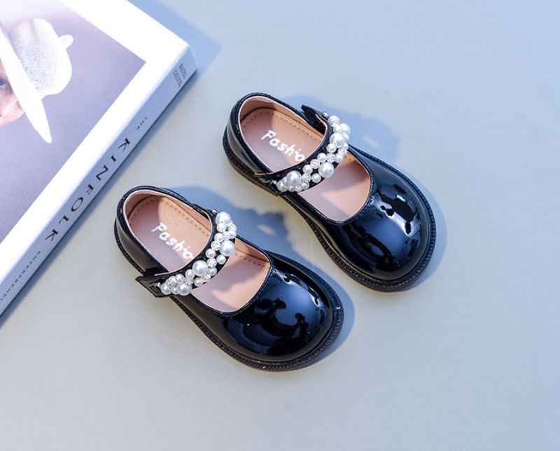 Nany Baby Meisjes Platte Schoenen - Zwart