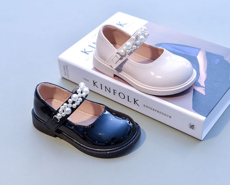 Nany Baby Meisjes Platte Schoenen - Zwart
