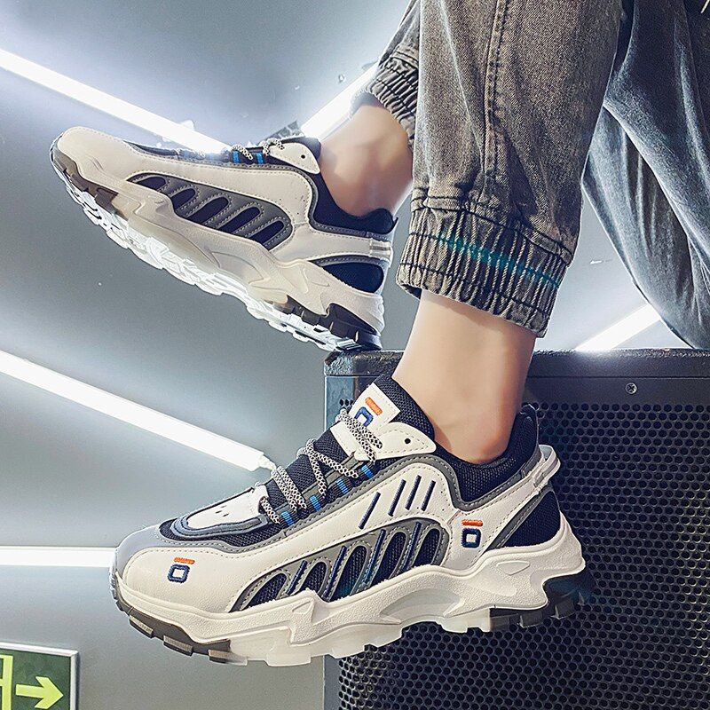 Nara Heren Mode Sneakers - Wit