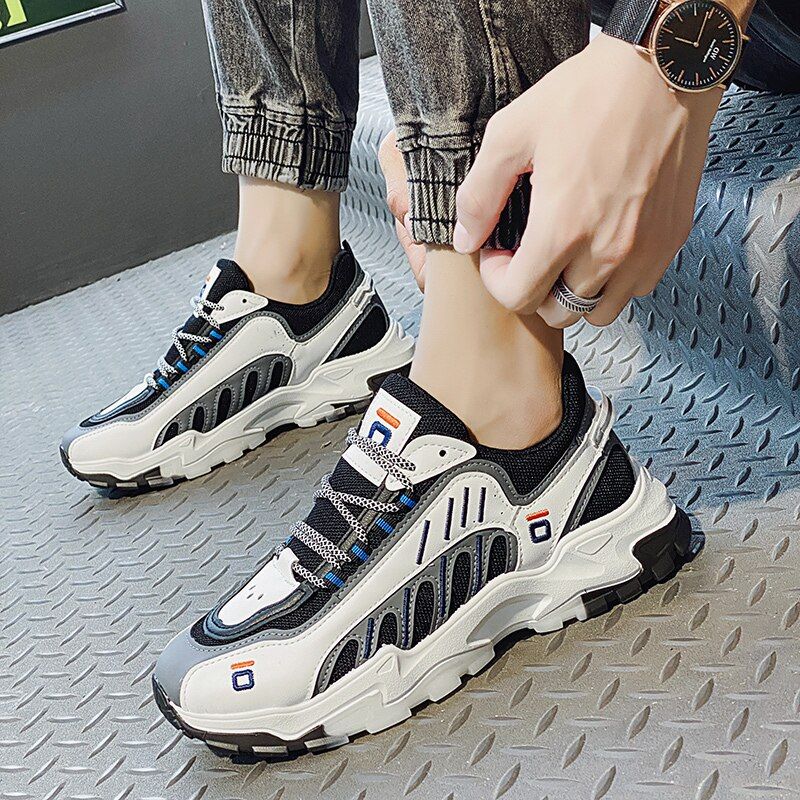 Nara Heren Mode Sneakers - Wit