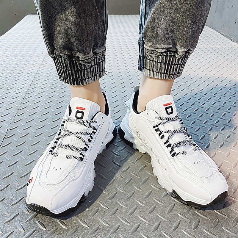 Nara Heren Mode Sneakers - Wit