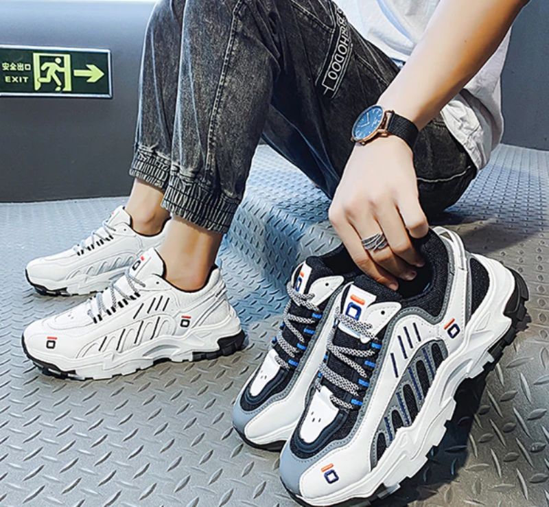 Nara Heren Mode Sneakers - Wit
