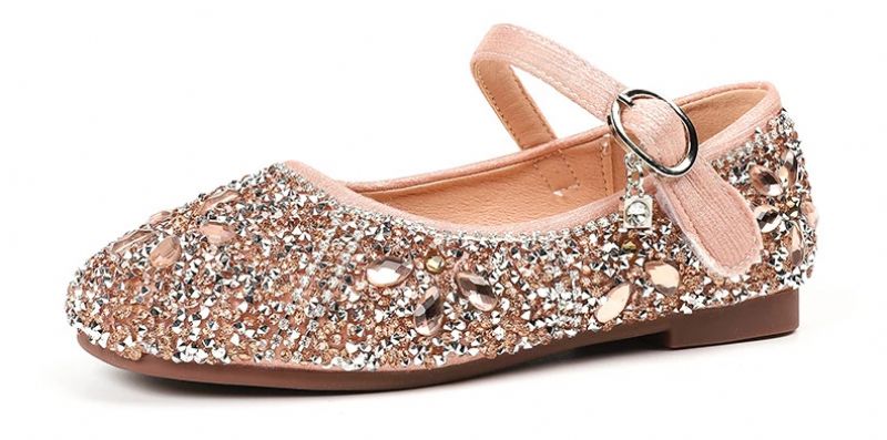 Narcia Platte Schoenen Voor Meisjes - Zilver