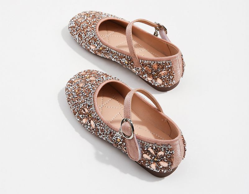 Narcia Platte Schoenen Voor Meisjes - Zilver