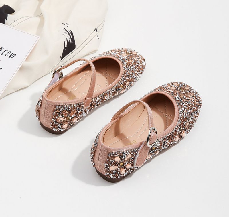 Narcia Platte Schoenen Voor Meisjes - Zilver