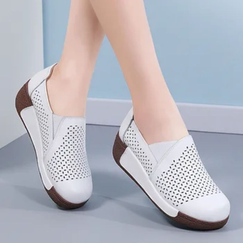 Narda Dames Platform Wedges Schoenen - Zwart