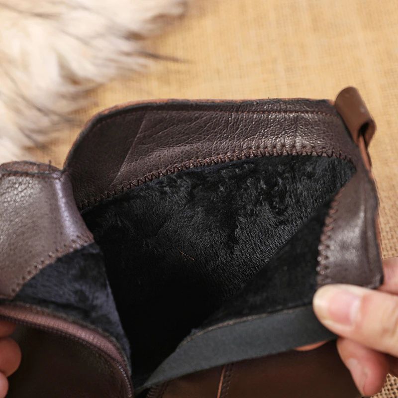 Nashi Dames Comfortabele Leren Enkellaarsjes - Zwart