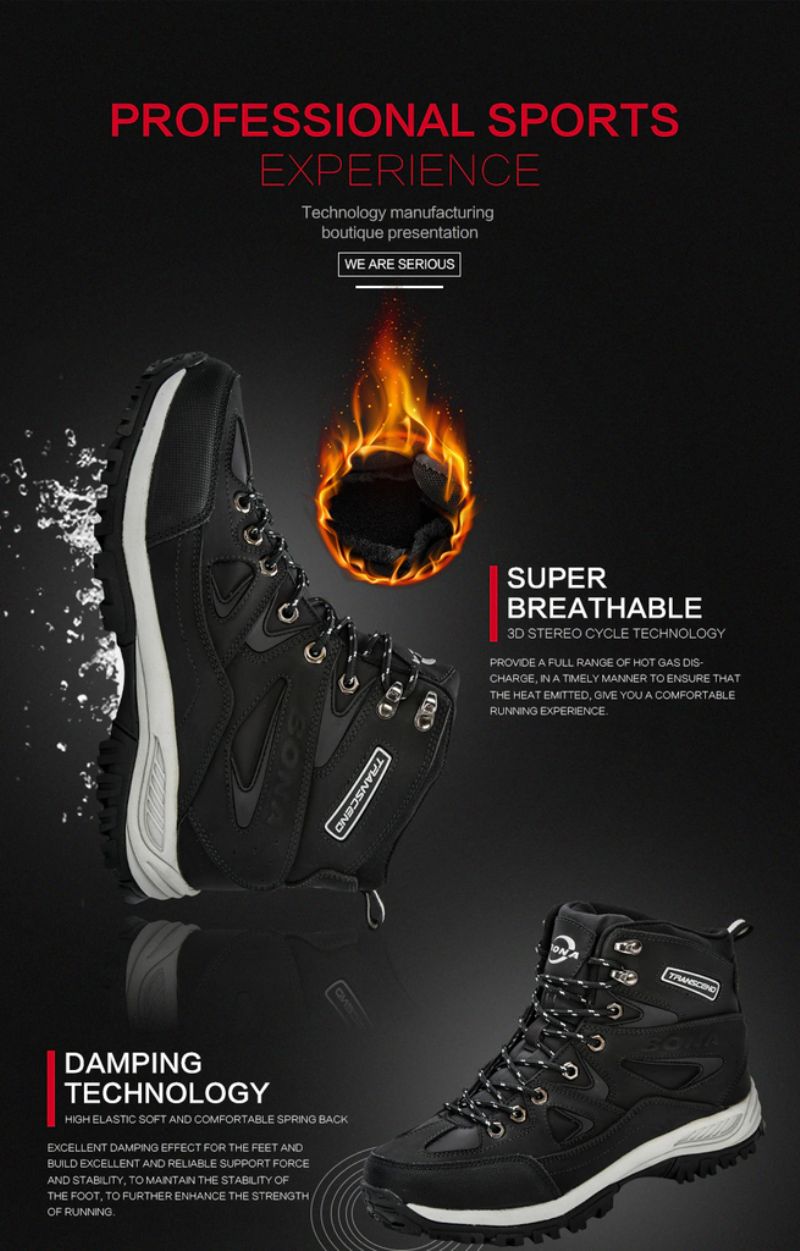 Nathaniel Heren Winter Boots - Zwart