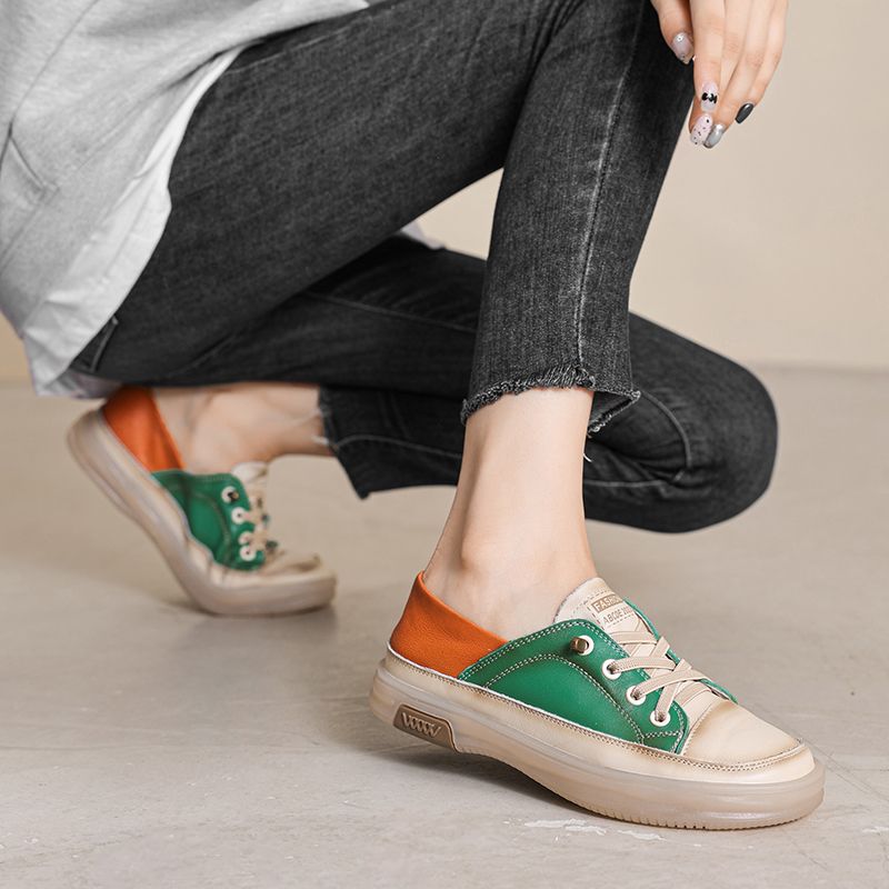 Nathy Casual Zomersneaker Voor Dames - Groen