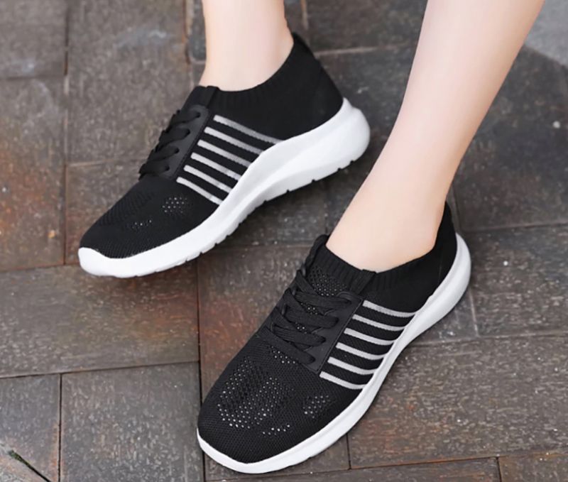 Natia Dames Loafer Zwarte Schoenen - Zwart