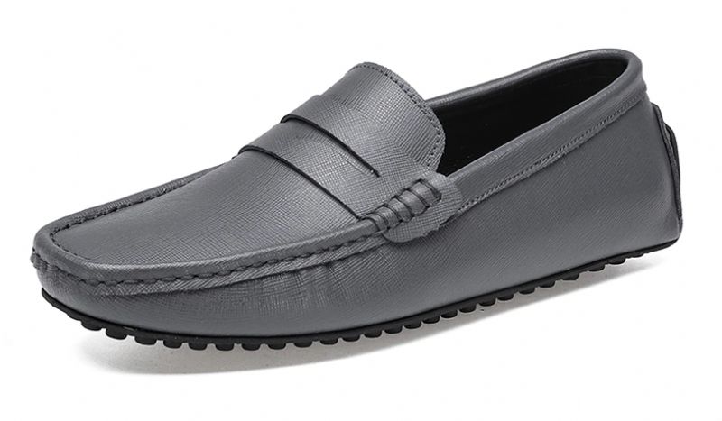 Navas Heren Comfortabele Loafers Schoenen - Grijs